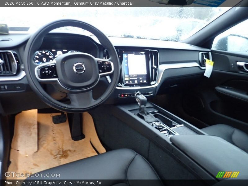 Osmium Gray Metallic / Charcoal 2020 Volvo S60 T6 AWD Momentum