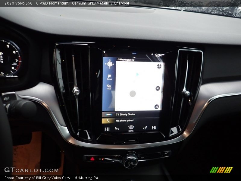 Osmium Gray Metallic / Charcoal 2020 Volvo S60 T6 AWD Momentum