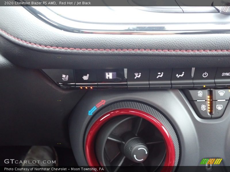 Red Hot / Jet Black 2020 Chevrolet Blazer RS AWD