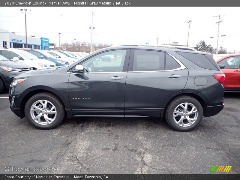 Nightfall Gray Metallic / Jet Black 2020 Chevrolet Equinox Premier AWD
