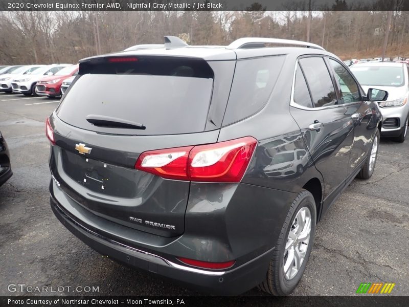 Nightfall Gray Metallic / Jet Black 2020 Chevrolet Equinox Premier AWD