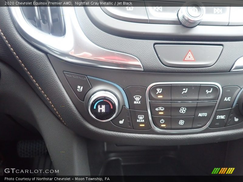Nightfall Gray Metallic / Jet Black 2020 Chevrolet Equinox Premier AWD