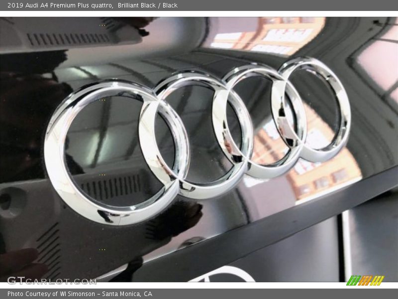 Brilliant Black / Black 2019 Audi A4 Premium Plus quattro