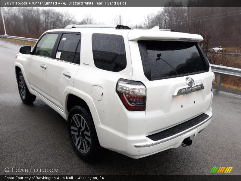 Blizzard White Pearl / Sand Beige 2020 Toyota 4Runner Limited 4x4