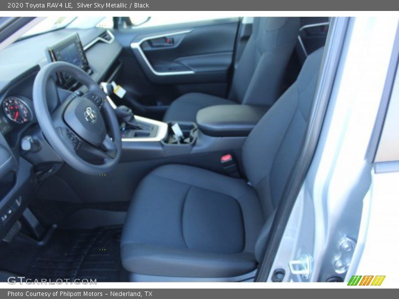 Silver Sky Metallic / Black 2020 Toyota RAV4 LE
