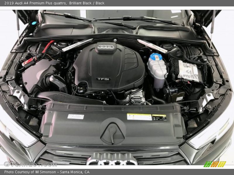  2019 A4 Premium Plus quattro Engine - 2.0 Turbocharged TFSI DOHC 16-Valve VVT 4 Cylinder
