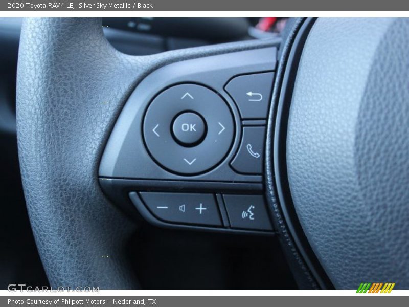 Silver Sky Metallic / Black 2020 Toyota RAV4 LE