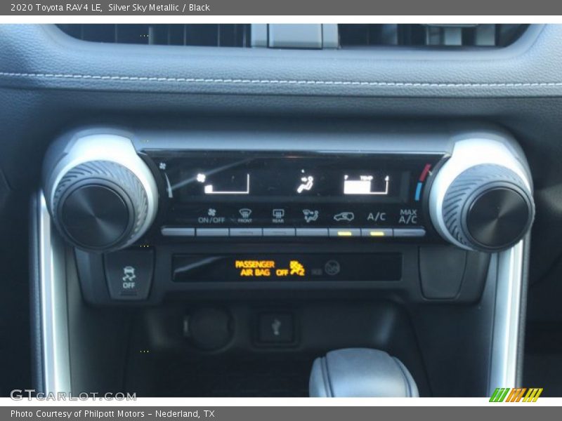 Silver Sky Metallic / Black 2020 Toyota RAV4 LE