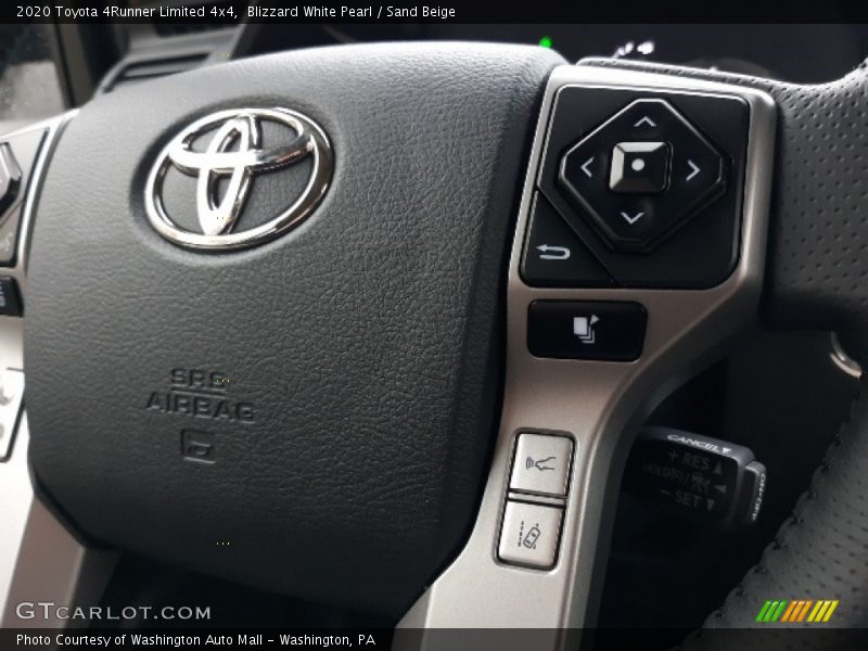 Blizzard White Pearl / Sand Beige 2020 Toyota 4Runner Limited 4x4