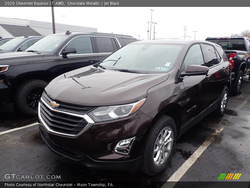 Chocolate Metallic / Jet Black 2020 Chevrolet Equinox LT AWD