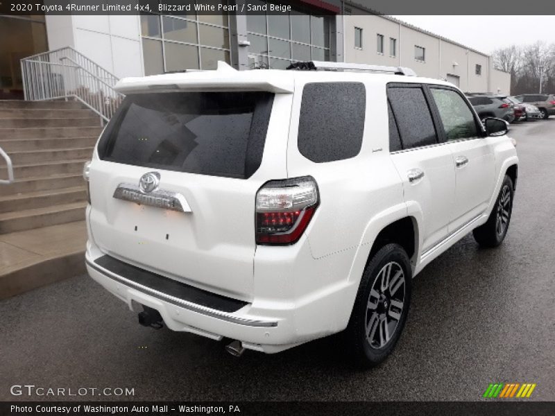 Blizzard White Pearl / Sand Beige 2020 Toyota 4Runner Limited 4x4