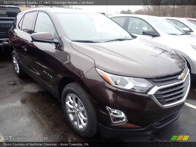 Chocolate Metallic / Jet Black 2020 Chevrolet Equinox LT AWD