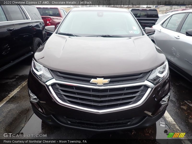 Chocolate Metallic / Jet Black 2020 Chevrolet Equinox LT AWD