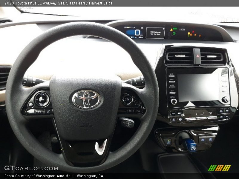 Sea Glass Pearl / Harvest Beige 2020 Toyota Prius LE AWD-e