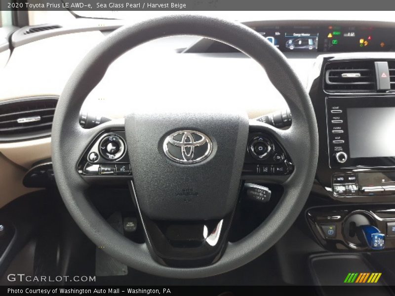 Sea Glass Pearl / Harvest Beige 2020 Toyota Prius LE AWD-e