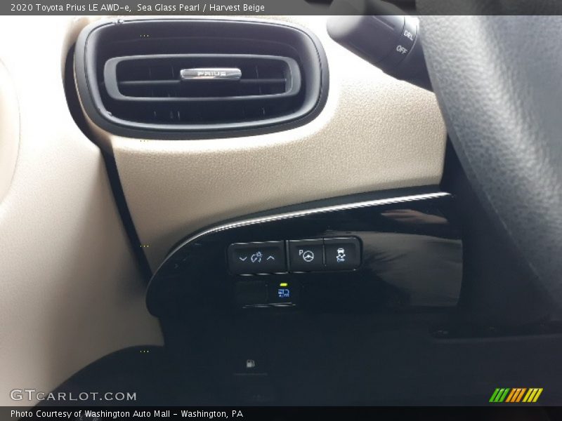 Sea Glass Pearl / Harvest Beige 2020 Toyota Prius LE AWD-e