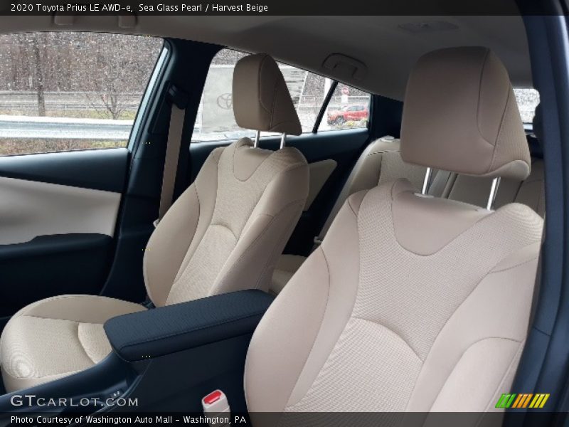 Front Seat of 2020 Prius LE AWD-e