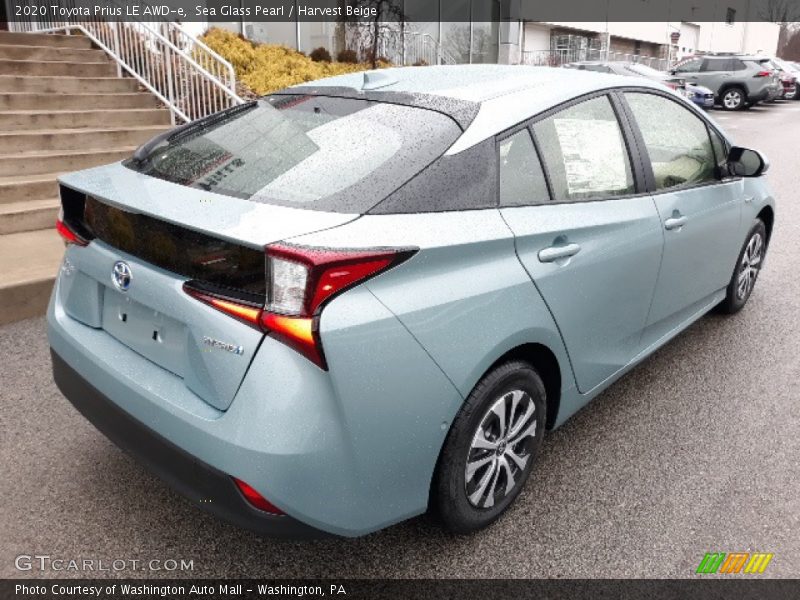 Sea Glass Pearl / Harvest Beige 2020 Toyota Prius LE AWD-e