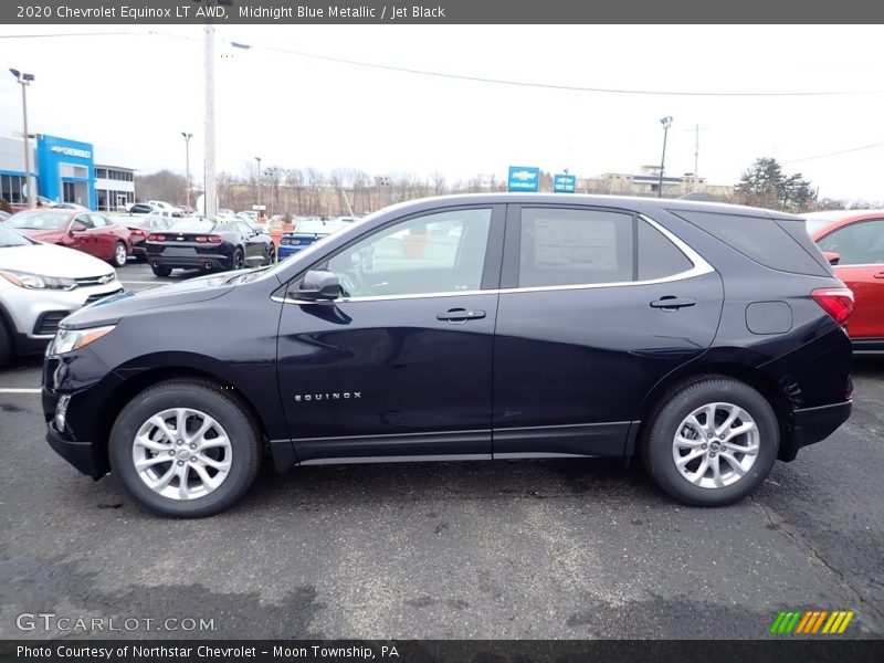 Midnight Blue Metallic / Jet Black 2020 Chevrolet Equinox LT AWD