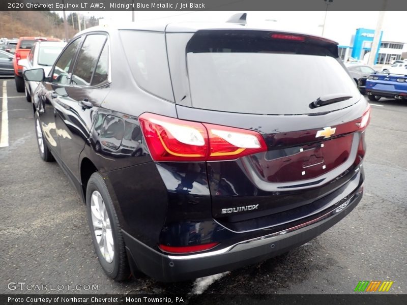 Midnight Blue Metallic / Jet Black 2020 Chevrolet Equinox LT AWD