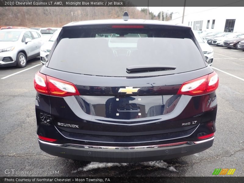 Midnight Blue Metallic / Jet Black 2020 Chevrolet Equinox LT AWD