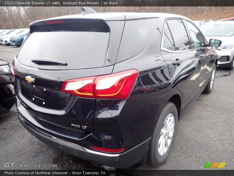 Midnight Blue Metallic / Jet Black 2020 Chevrolet Equinox LT AWD