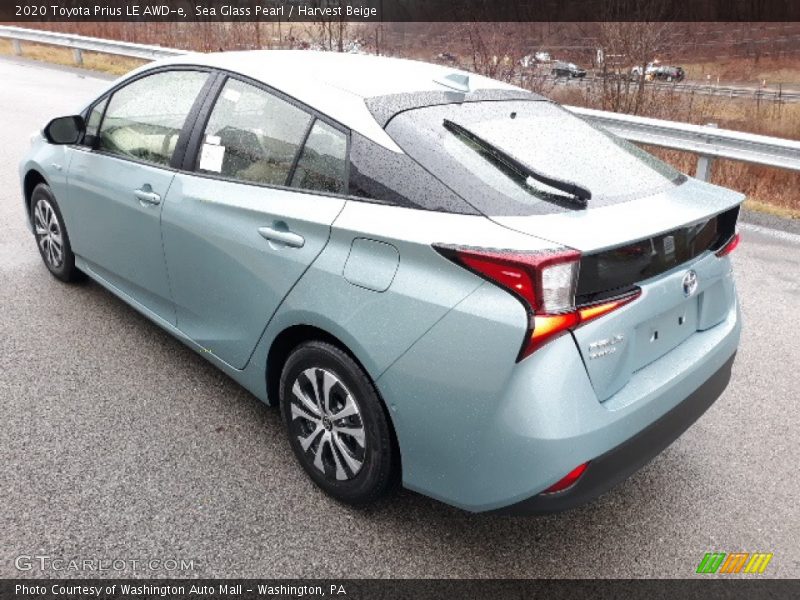 Sea Glass Pearl / Harvest Beige 2020 Toyota Prius LE AWD-e