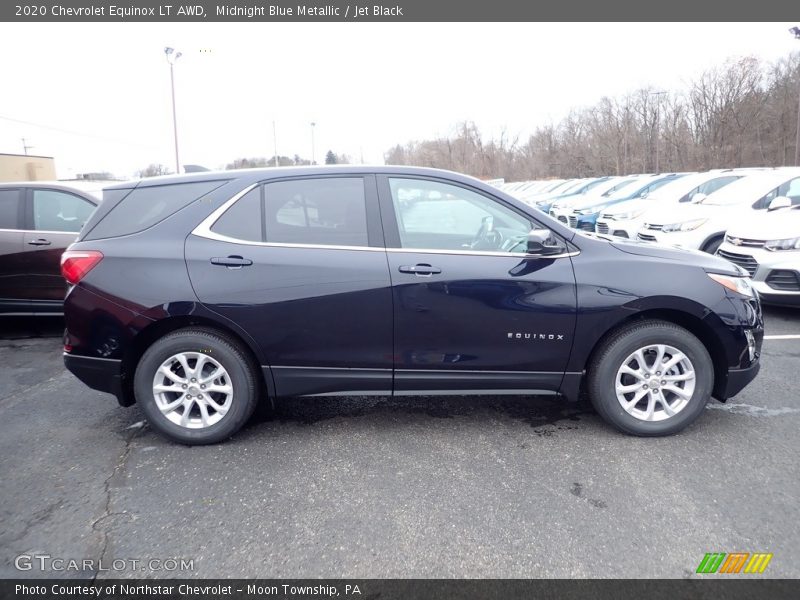 Midnight Blue Metallic / Jet Black 2020 Chevrolet Equinox LT AWD