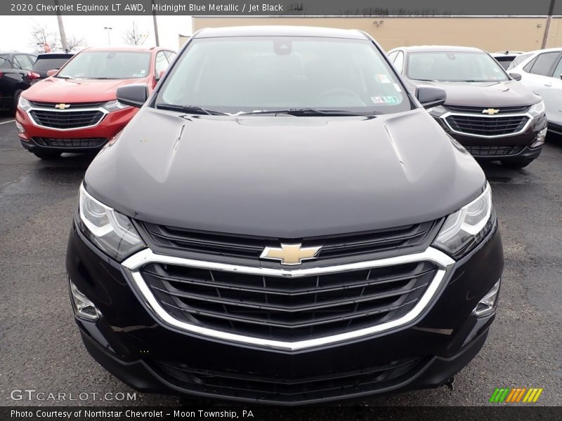 Midnight Blue Metallic / Jet Black 2020 Chevrolet Equinox LT AWD
