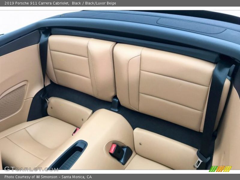 Rear Seat of 2019 911 Carrera Cabriolet