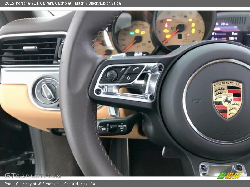  2019 911 Carrera Cabriolet Steering Wheel