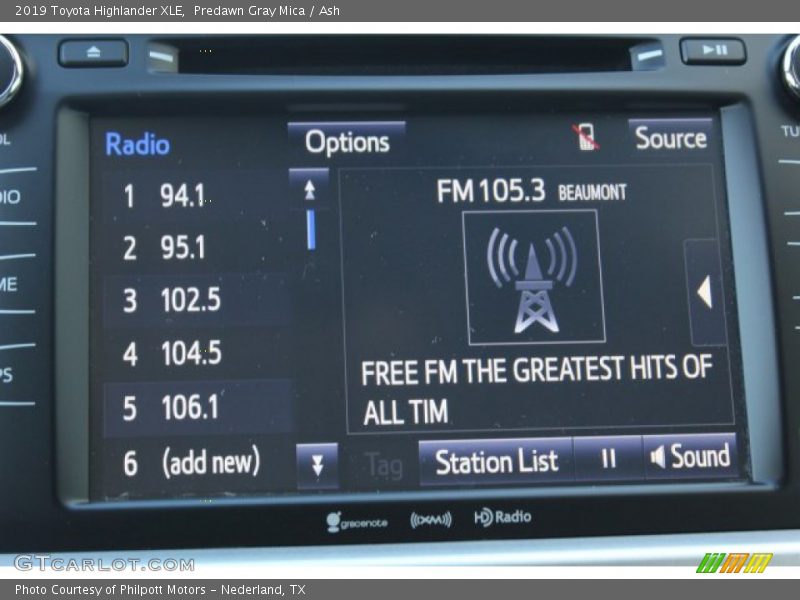 Predawn Gray Mica / Ash 2019 Toyota Highlander XLE