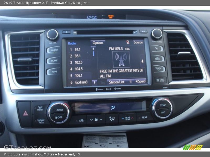 Predawn Gray Mica / Ash 2019 Toyota Highlander XLE