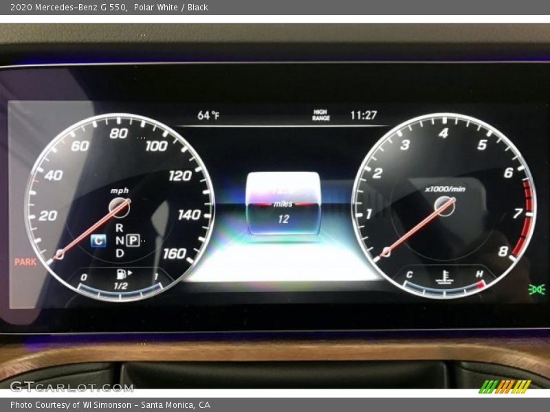  2020 G 550 550 Gauges