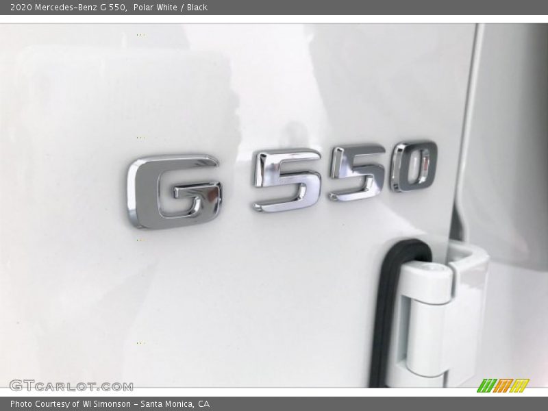 Polar White / Black 2020 Mercedes-Benz G 550