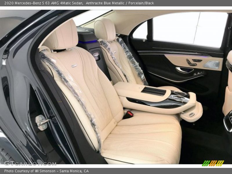 Anthracite Blue Metallic / Porcelain/Black 2020 Mercedes-Benz S 63 AMG 4Matic Sedan