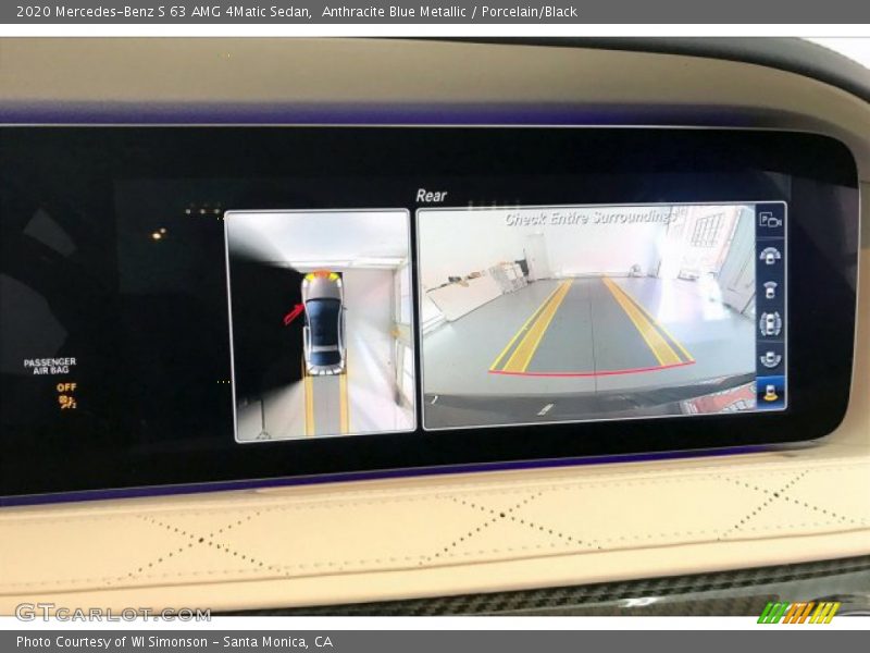 Anthracite Blue Metallic / Porcelain/Black 2020 Mercedes-Benz S 63 AMG 4Matic Sedan