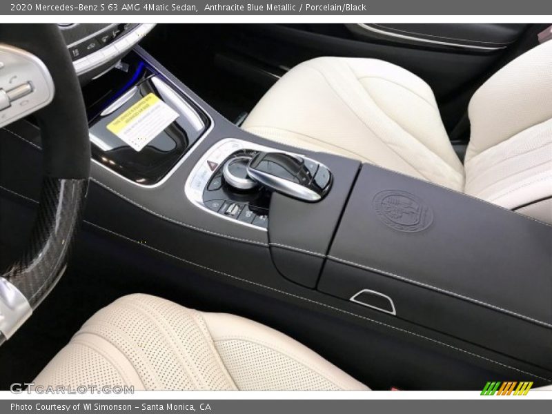 Anthracite Blue Metallic / Porcelain/Black 2020 Mercedes-Benz S 63 AMG 4Matic Sedan