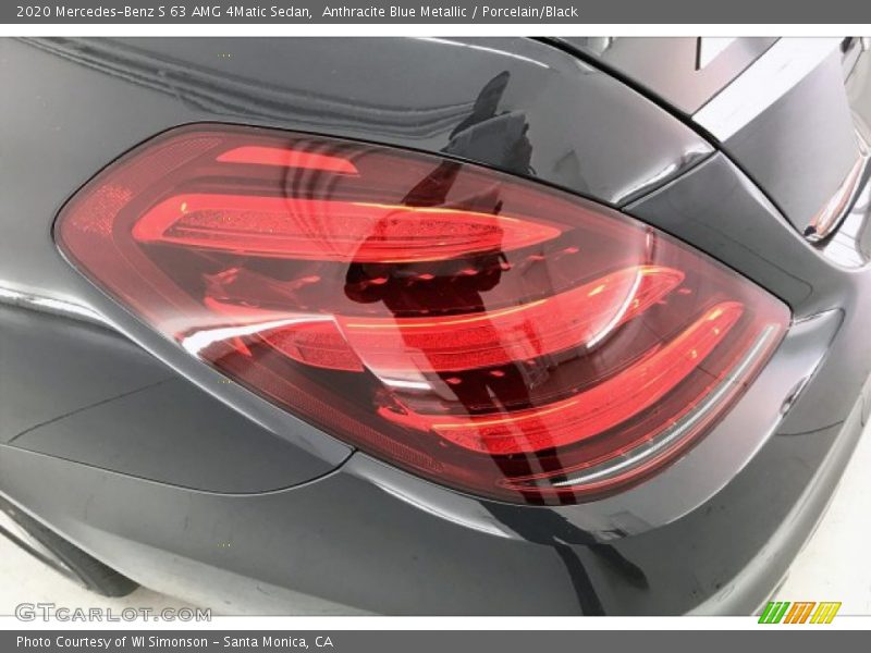 Anthracite Blue Metallic / Porcelain/Black 2020 Mercedes-Benz S 63 AMG 4Matic Sedan
