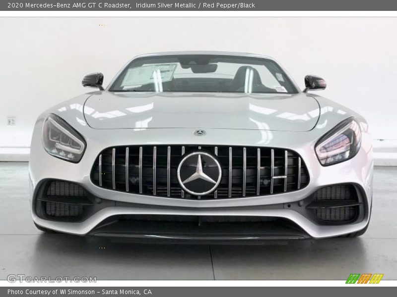 Iridium Silver Metallic / Red Pepper/Black 2020 Mercedes-Benz AMG GT C Roadster