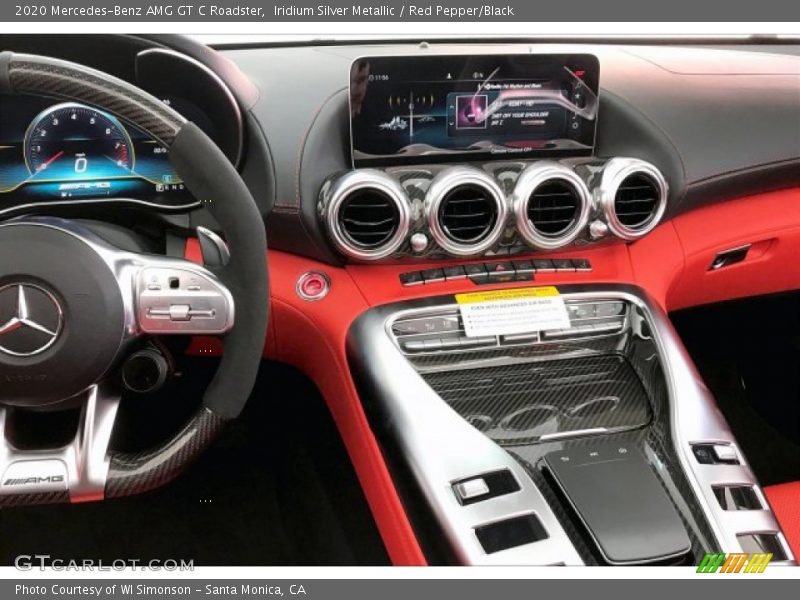 Dashboard of 2020 AMG GT C Roadster
