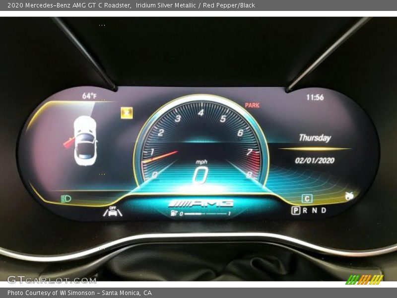  2020 AMG GT C Roadster C Roadster Gauges