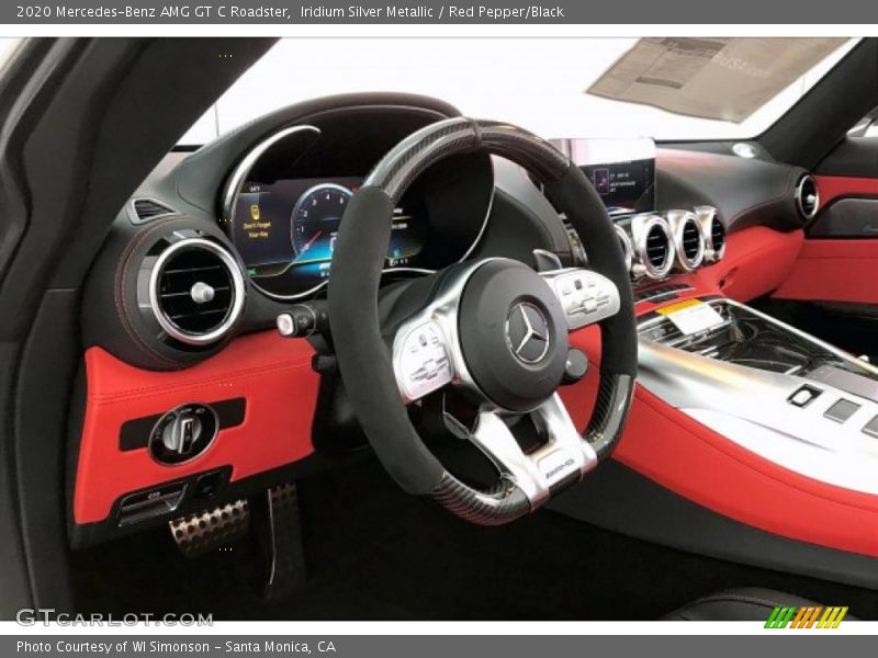 Dashboard of 2020 AMG GT C Roadster