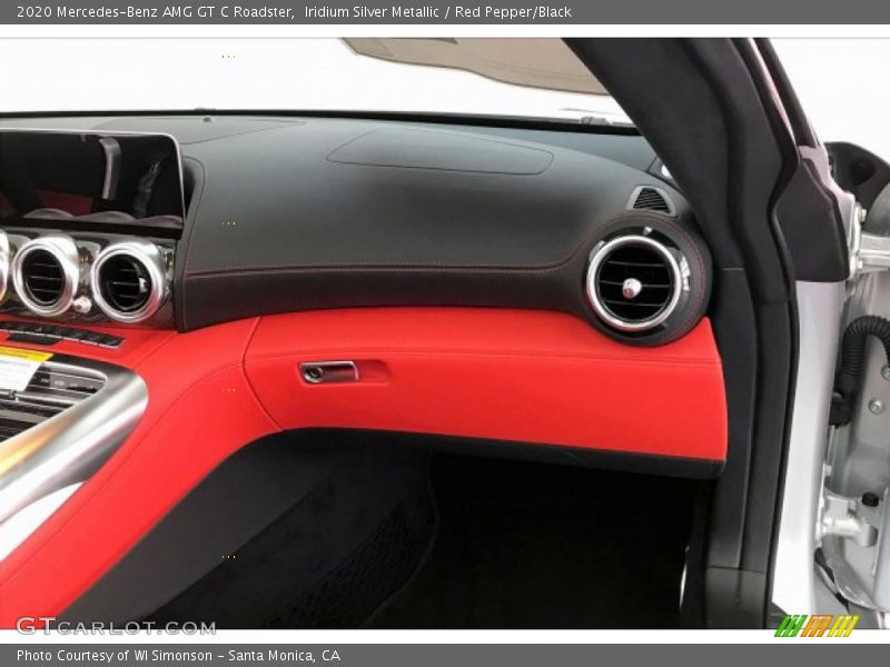 Iridium Silver Metallic / Red Pepper/Black 2020 Mercedes-Benz AMG GT C Roadster