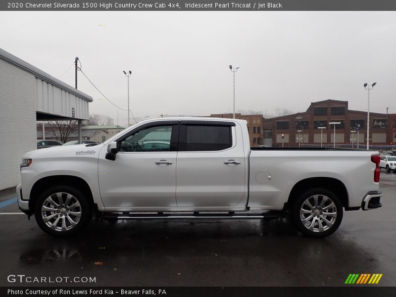 Iridescent Pearl Tricoat / Jet Black 2020 Chevrolet Silverado 1500 High Country Crew Cab 4x4