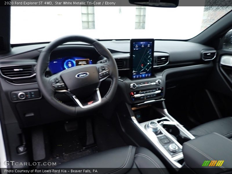 Front Seat of 2020 Explorer ST 4WD