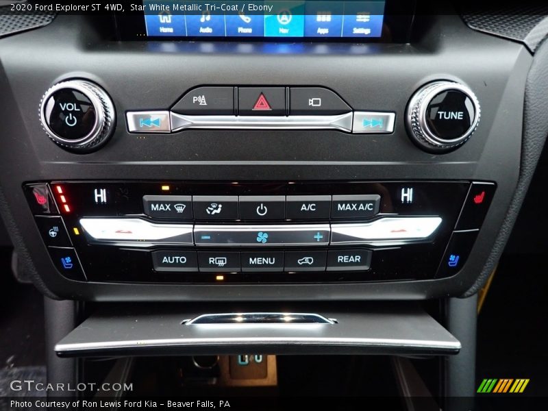 Controls of 2020 Explorer ST 4WD