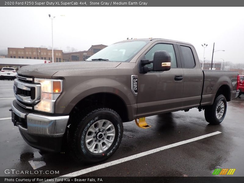 Stone Gray / Medium Earth Gray 2020 Ford F250 Super Duty XL SuperCab 4x4