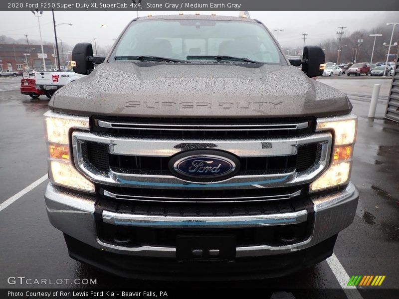 Stone Gray / Medium Earth Gray 2020 Ford F250 Super Duty XL SuperCab 4x4