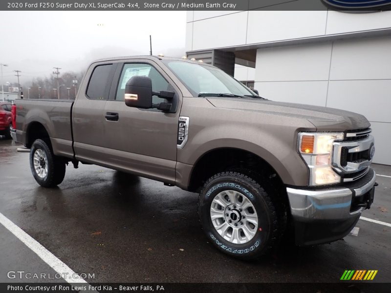 Stone Gray / Medium Earth Gray 2020 Ford F250 Super Duty XL SuperCab 4x4